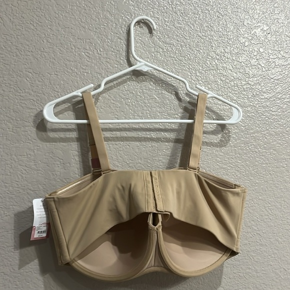 Cacique 44DDD Smooth Boost Multi Way Strapless Beige New Bra - Picture 5 of 12